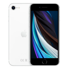iPhone SE 2022 64 Go Blanc - Grade AB (TVA sur Marge)* — Reconditionné Garanti 12 mois · Smarty Paris